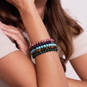 Bracelet Pierres Malachite 6mn