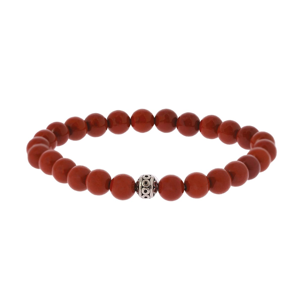 Bracelet Pierre Jaspe rouge 6mn