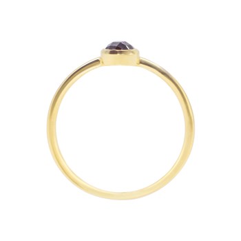 Bague Gemia en pierre Lapis-lazuli plaqué or