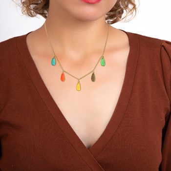 Collier par SC Bohème orné de Cristaux scintillants