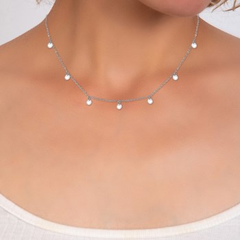 Collier SC Crystal orné de Zirconium