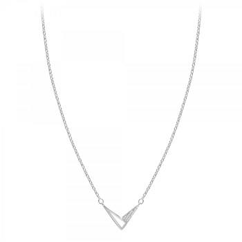 SC Crystal necklace with sparkling crystals