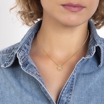 Ketting van SC Bohème versierd met een echte witte diamant