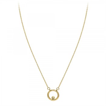 Ketting van SC Bohème versierd met een echte witte diamant