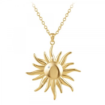 Zonneketting van SC Bohème versierd met een echte witte diamant