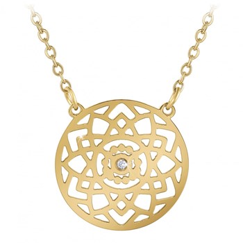 Ketting van SC Bohème versierd met een echte witte diamant