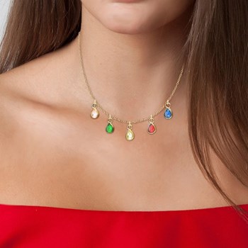 Collier SC Bohème orné de Cristaux scintillants