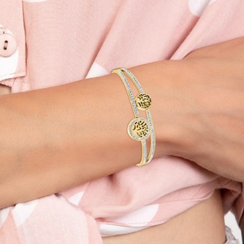 Tree of life bracelet by SC Bohème with sparkling crystals