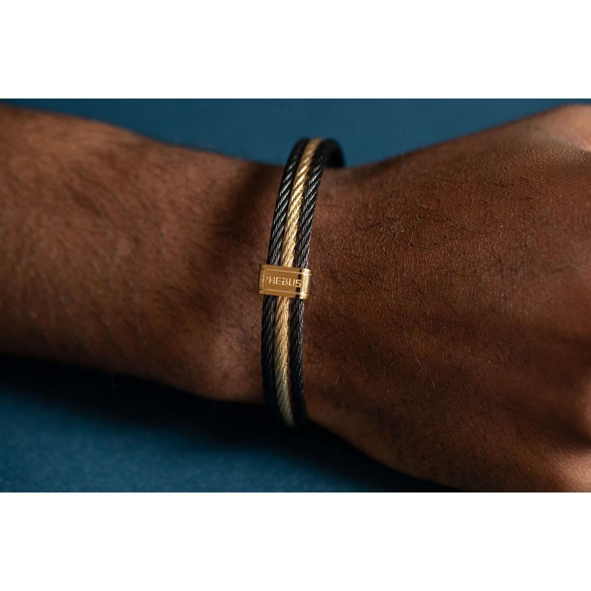 Bracelet rigide Liam en Acier - vue 2