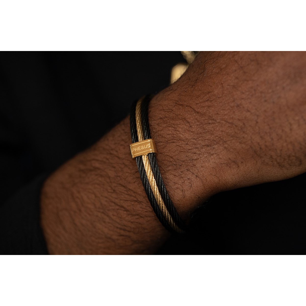Bracelet rigide Liam en Acier - vue 3