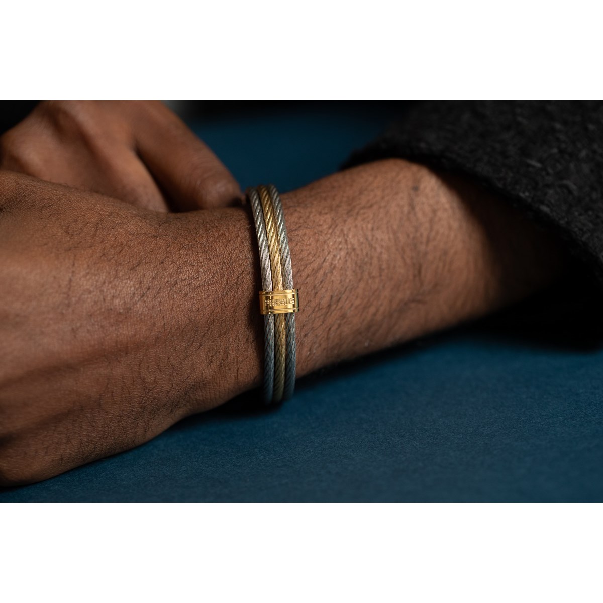 Bracelet rigide Liam en Acier - vue 2