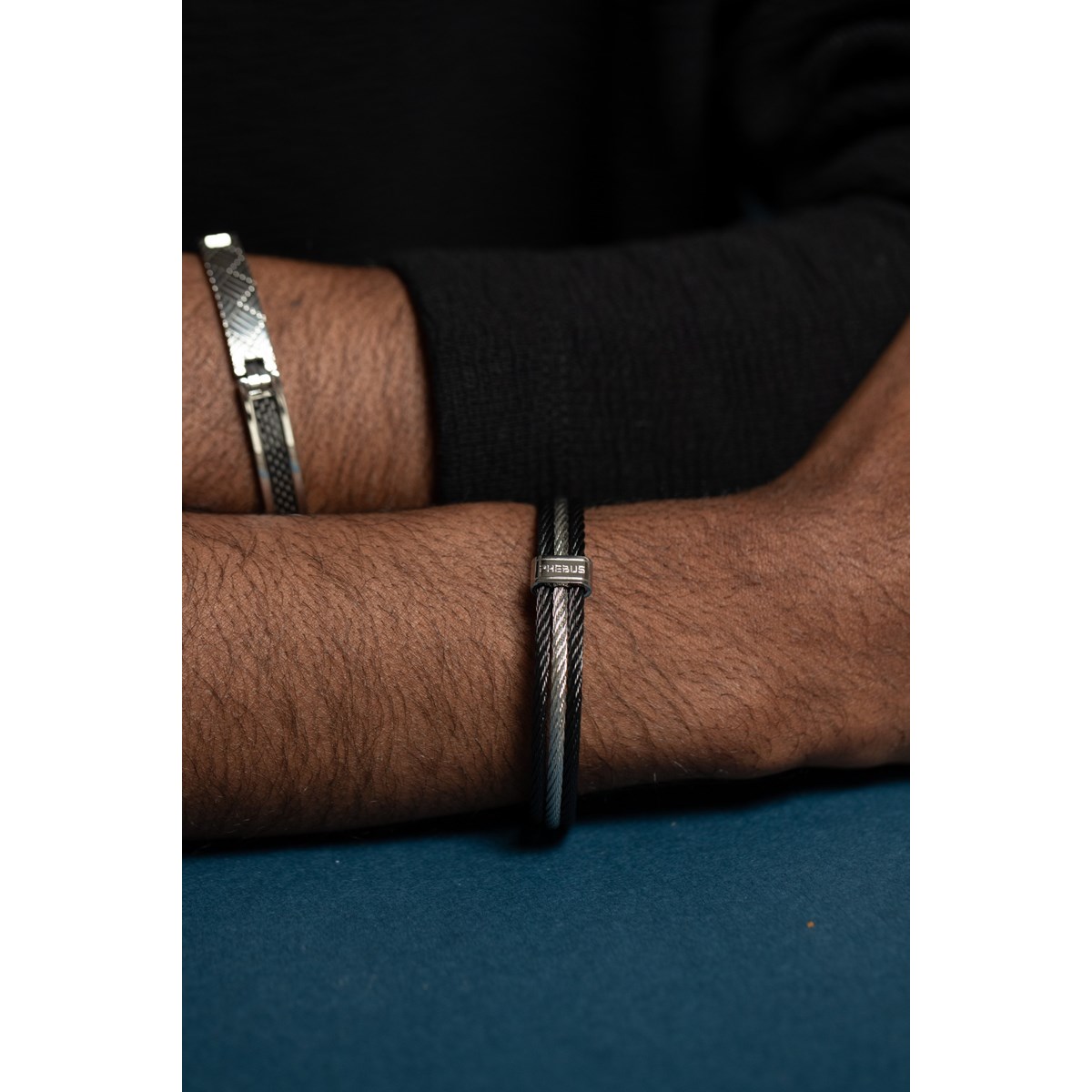 Bracelet rigide Liam en Acier 316L - vue 2