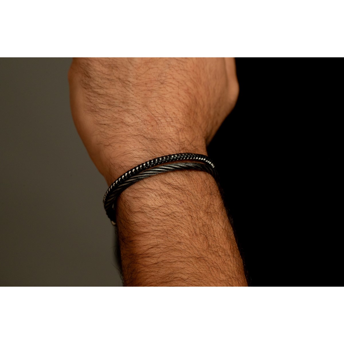 Bracelet rigide Maël en Acier 316L - vue 2