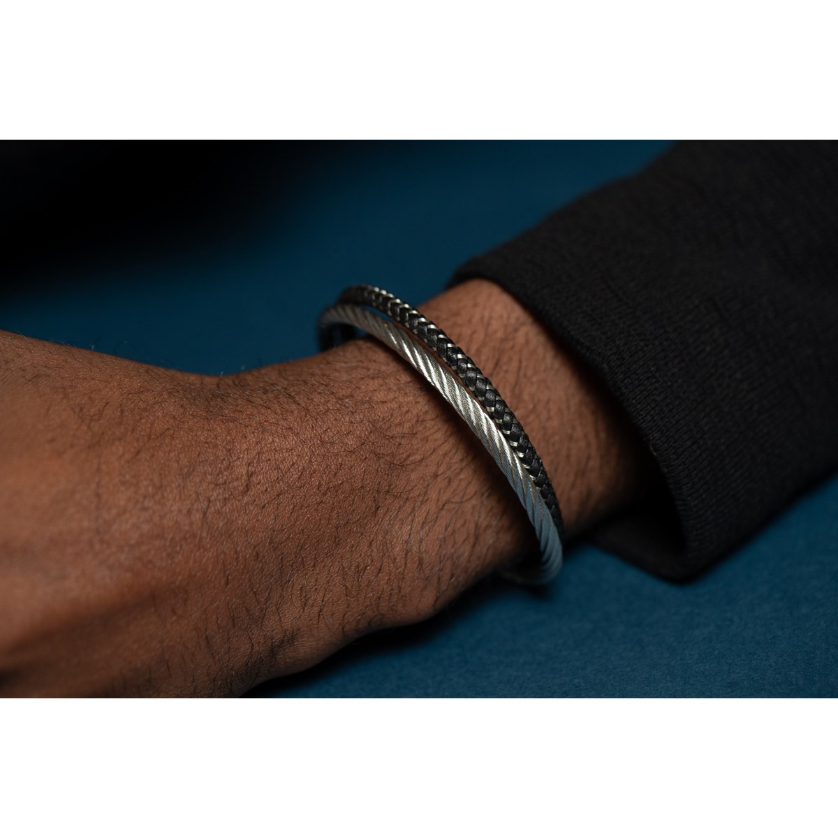 Bracelet rigide Maël en Acier 316L - vue 2