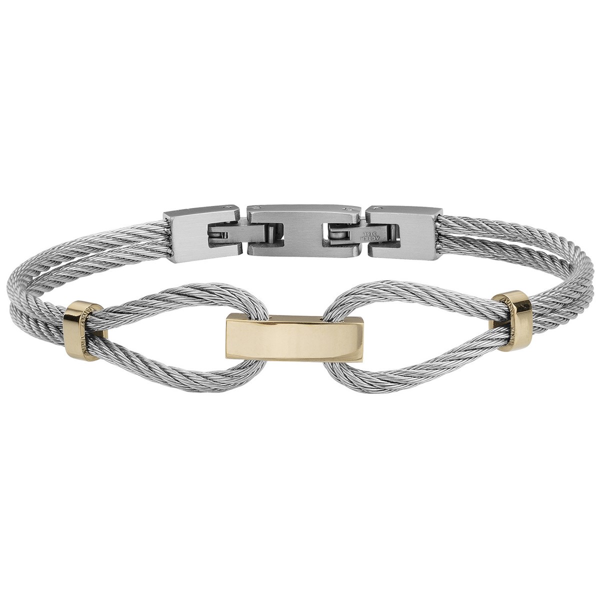 Bracelet rigide Gaël en Acier 316L