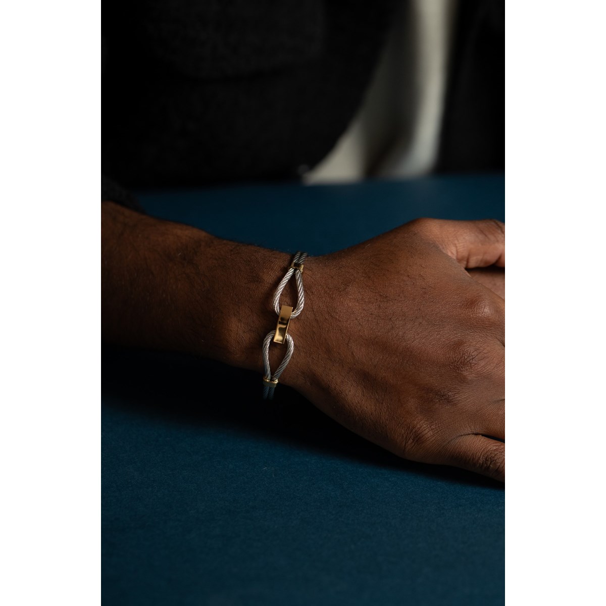 Bracelet rigide Gaël en Acier 316L - vue 2