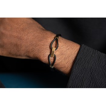 Bracelet rigide Gaël en Acier 316L