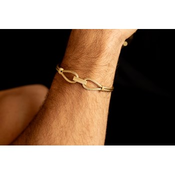 Bracelet rigide Gaël en Acier 316L