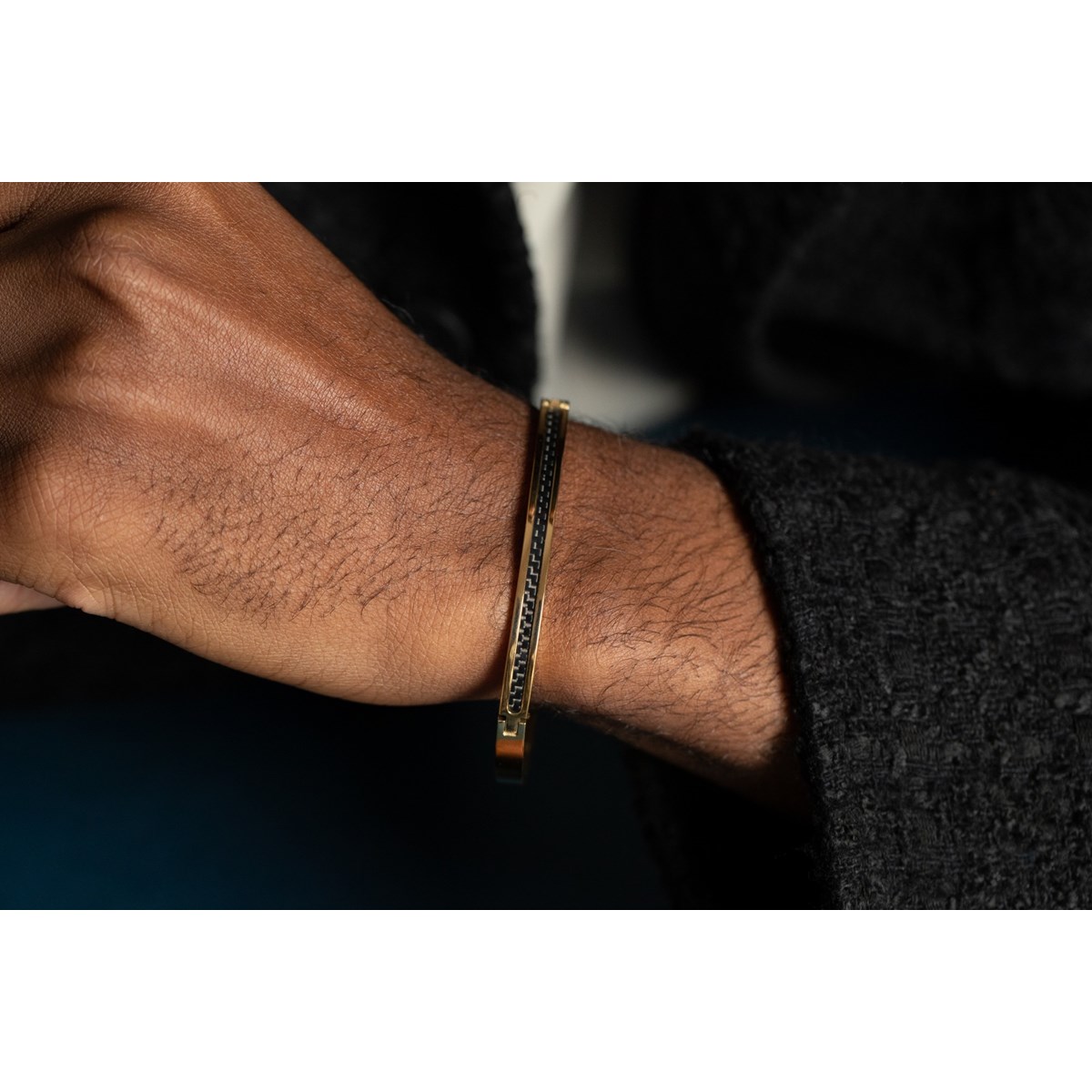 Bracelet rigide Sacha en Acier 316L - vue 2