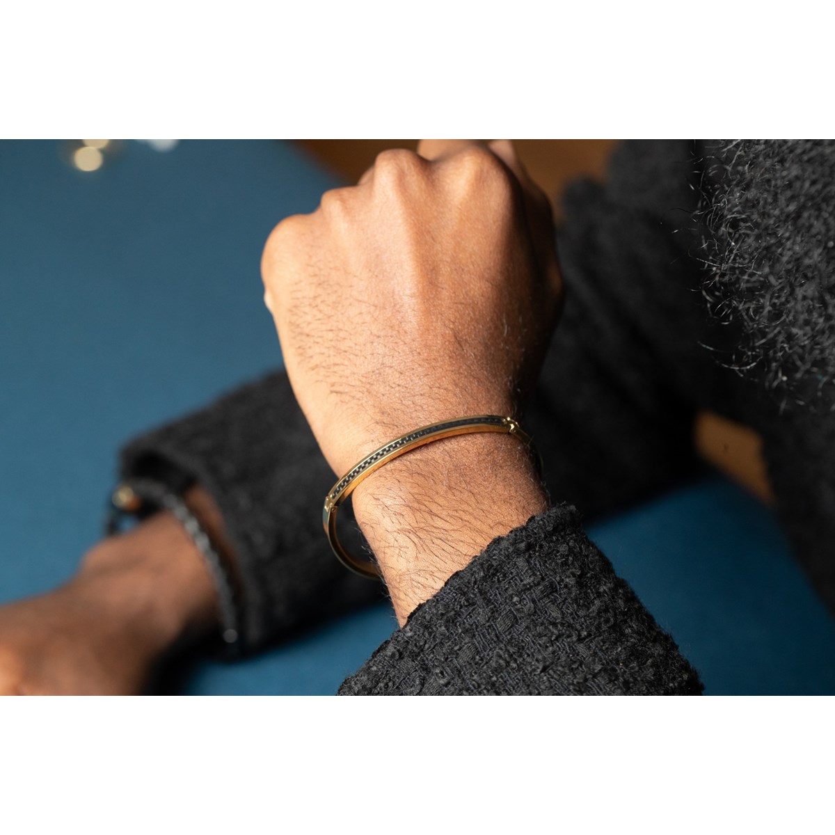 Bracelet rigide Sacha en Acier 316L - vue 4