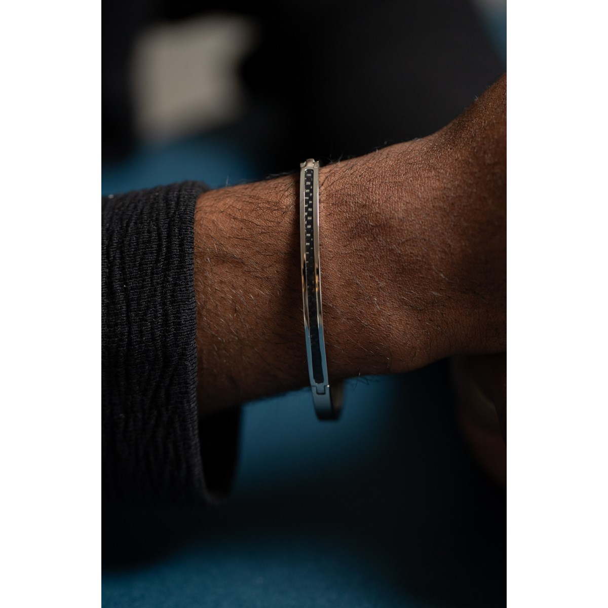 Bracelet rigide Sacha en Acier - vue 2