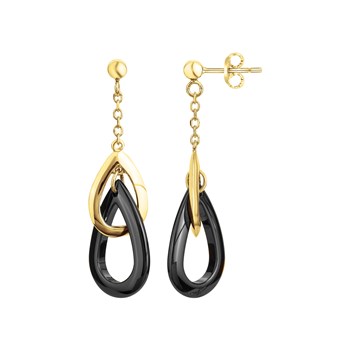 Boucles d'oreilles Inès en Plaqué Or