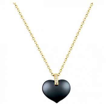 Collier Emelyne en Plaqué Or avec oxyde de zirconium blanc