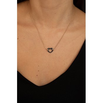 Collier Isabella en Plaqué Or avec oxyde de zirconium blanc