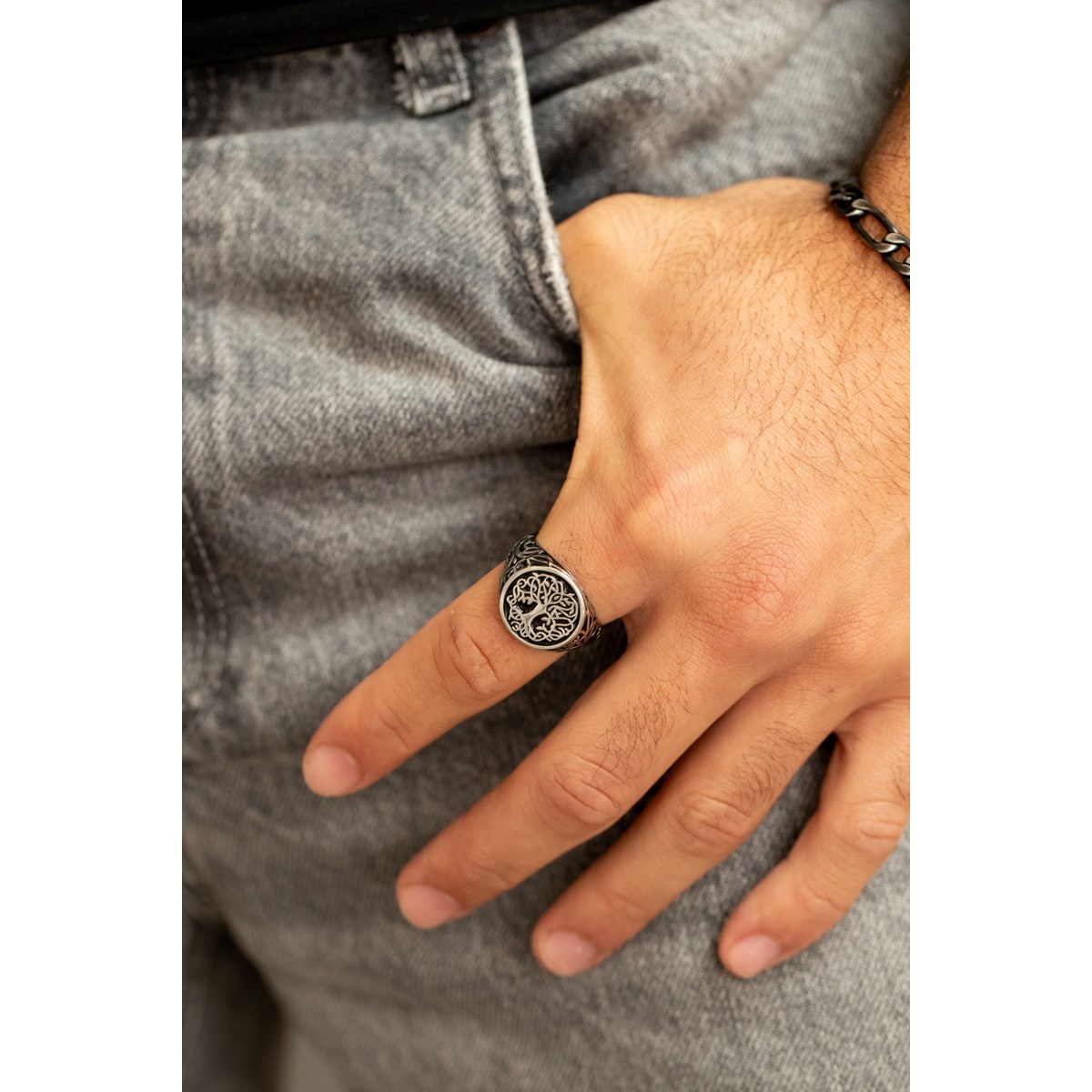Bague Melchior en Acier 316L - vue 2