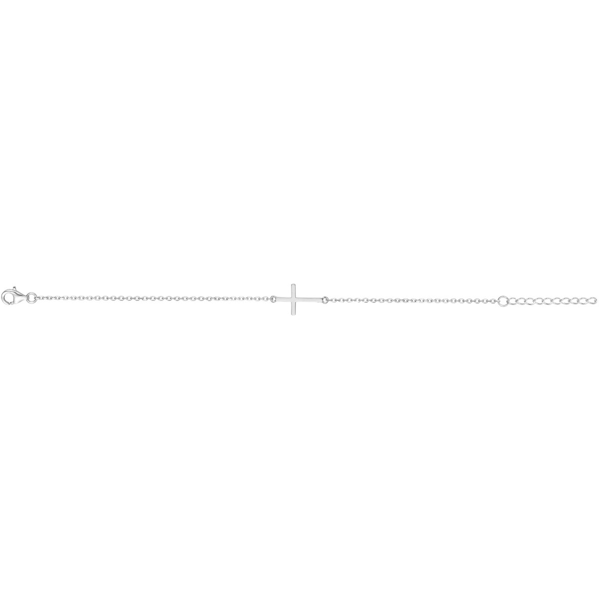 Bracelet souple mono-motif en Argent