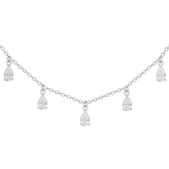 Collier multi-motifs en Argent avec oxyde de zirconium blanc