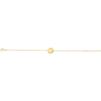 Bracelet souple mono-motif en Plaqué Or