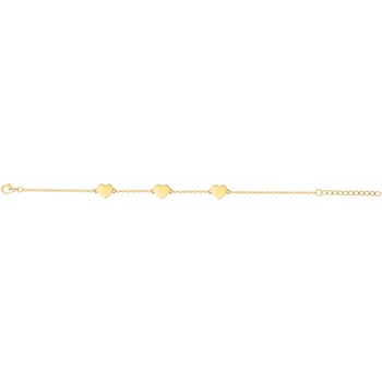 Bracelet souple multi-motifs en Plaqué Or