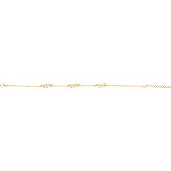 Bracelet souple multi-motifs en Plaqué Or