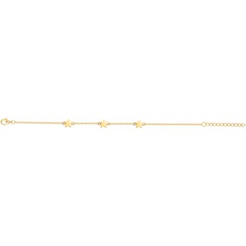 Bracelet souple multi-motifs en Plaqué Or