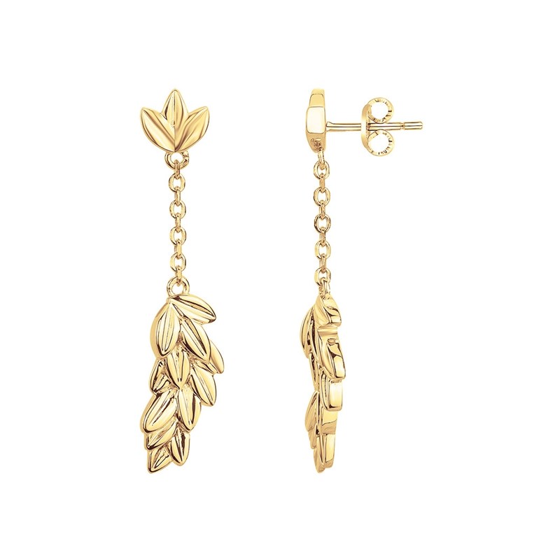 Boucles d'oreilles pendantes en Plaqué Or