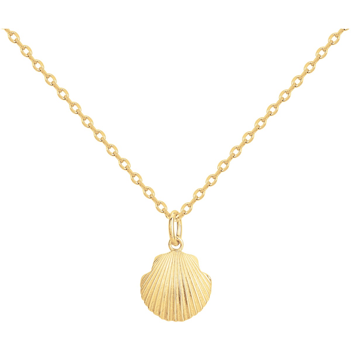 Collier mono-motif en Plaqué Or