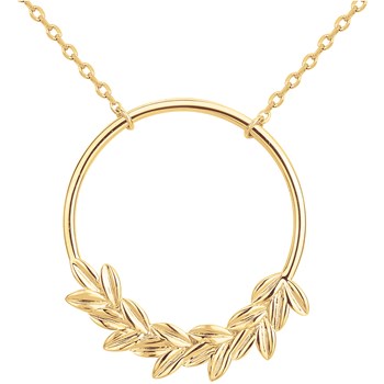 Collier mono-motif en Plaqué Or