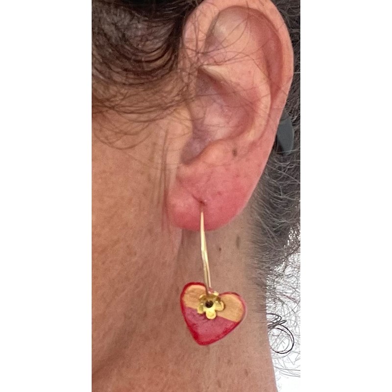 Boucles d'oreilles céramique - vue 2