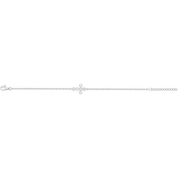 Bracelet en Argent avec oxyde de zirconium blanc