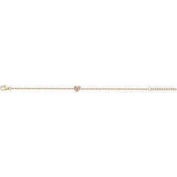 Bracelet en Plaqué Or avec oxyde de zirconium multicolore