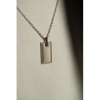Collier mono-motif Bruce en Acier 316L