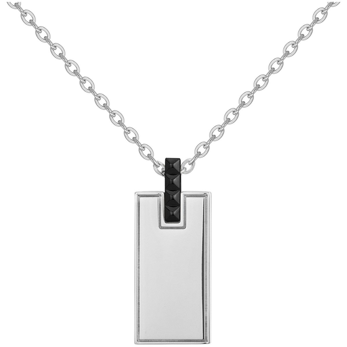 Collier mono-motif Bruce en Acier