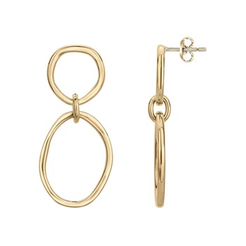 Boucles d'oreilles Elisabeth en PVD