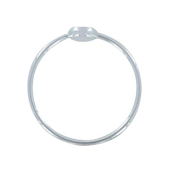 Bague Argent 925 Petit Rond Facetté d'Onyx Noir