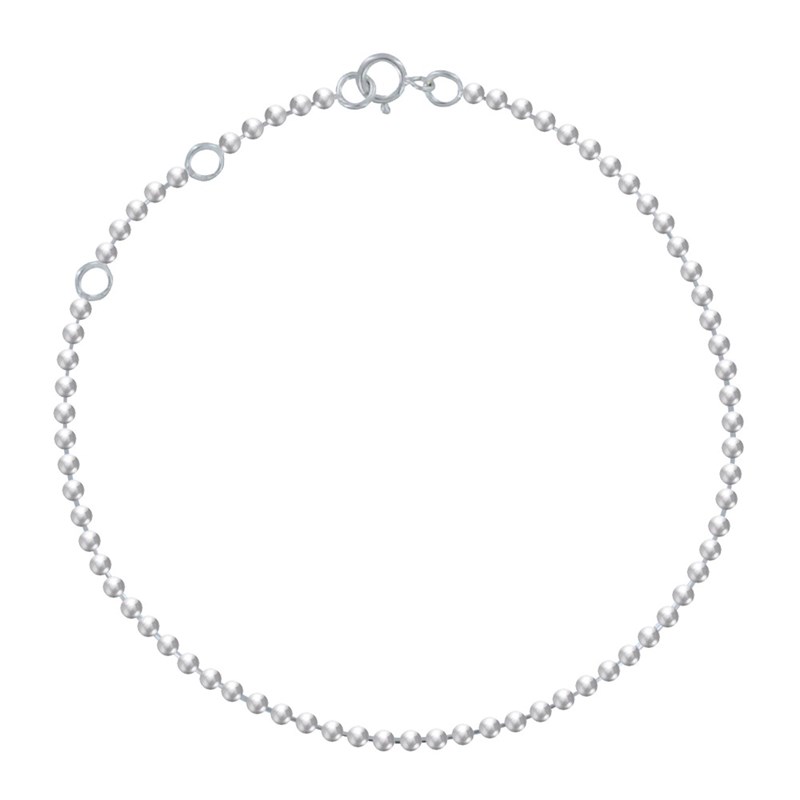 Bracelet Argent 925 Perles 2mm