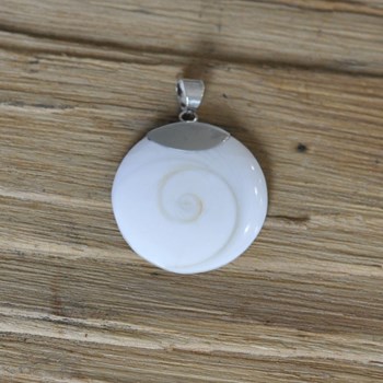 Pendentif Argent 925 Oeil de Sainte Lucie
