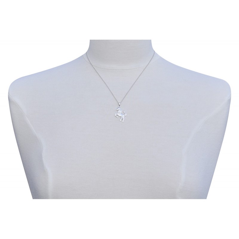 Pendentif Argent 925 Cheval - vue 3