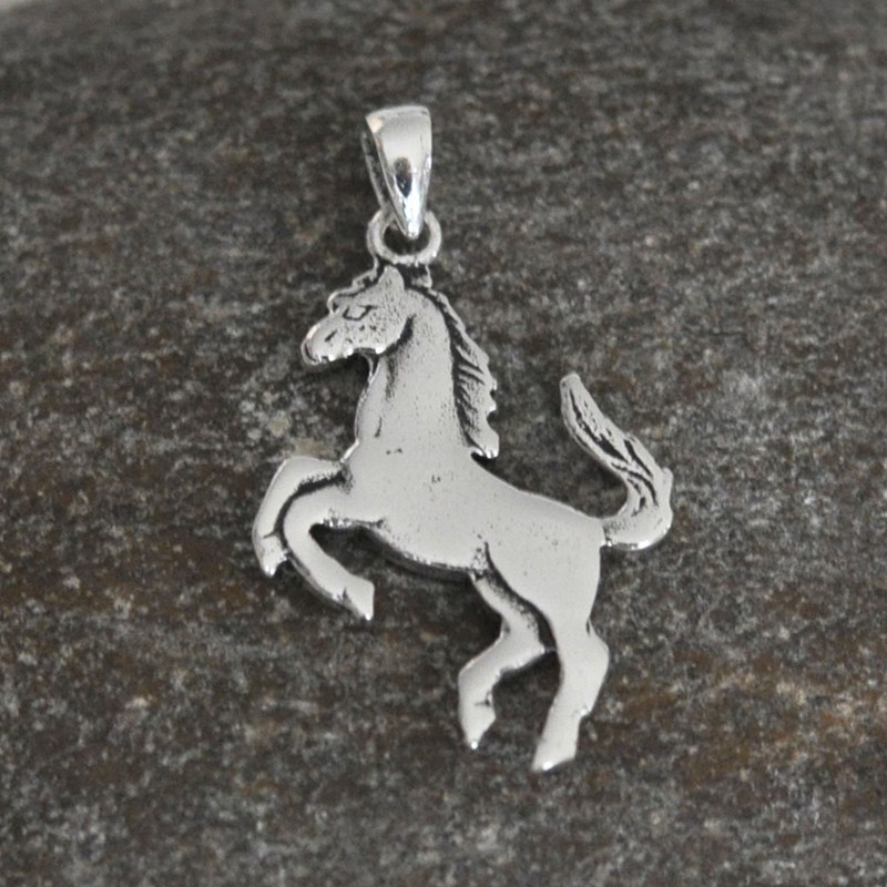 Pendentif Argent 925 Cheval - vue 4