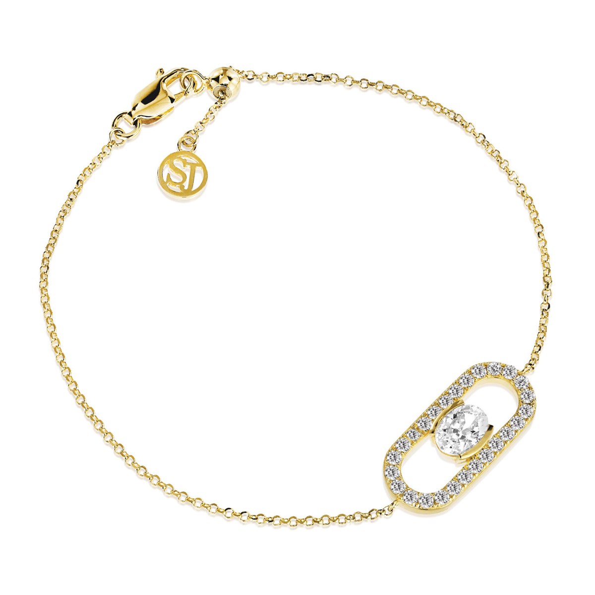 Bracelet SIF JAKOBS ELLISSE CAREZZA_x000D_
Oxydes de zirconium